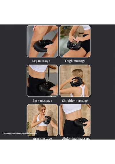 Marvixor Sculpt Roller, Akıllı 6 Çubuklu Biyonik Tasarım, 3 Yoğunluk
