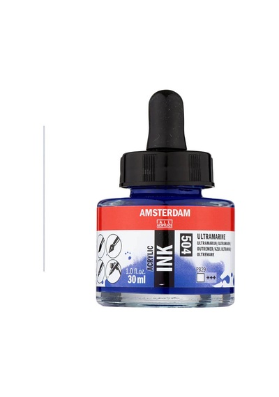 Amsterdam Akrilik Mürekkep 30 Ml Ultramarine 504 Diğer