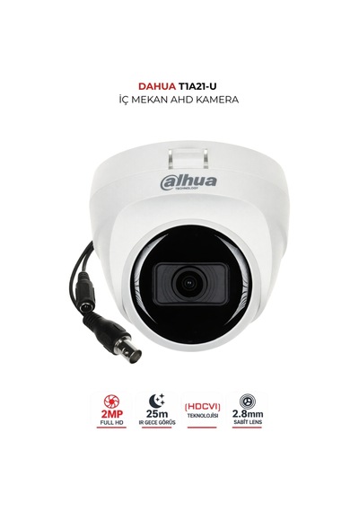 Hac-t1a21-u-0280b 2mp 1080p Ir Dome Kamera