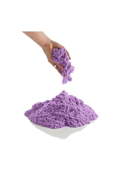 Kinetik Oyun Kumu 4 Renk 2 KG Ve 6 Adet Kum Kalıbı Mor - Yeşil - Pembe - Doğal