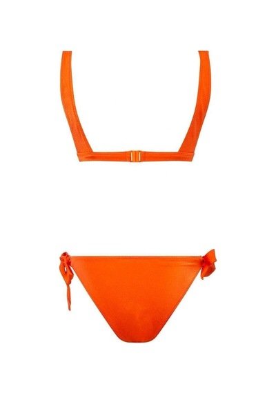 U.S. Polo Assn. Kadın Turuncu Bikini Takım