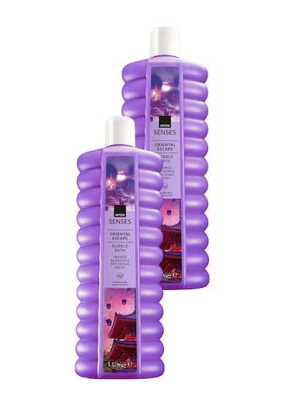 Senses Oriental Escape Portakal Çiçeği Ve Paçuli Kokulu Banyo Köpüğü 1 Lt İkili Set Fresh