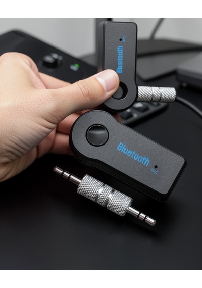 Bluetooth Aux Araç Kiti Hafıza Kartlı Uczauxkit2