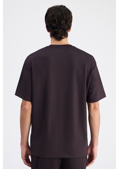 Twn Relaxed Fit Kahverengi Düz T-shirt 6ec146171622m Çok Renkli
