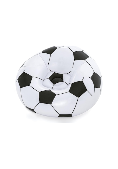 Up In & Over Beanless Futbol Topu Koltuğu, 114 X 112 X 66 Cm, Futbol Hava Koltuğu, Siyah/beyaz 50 x 22