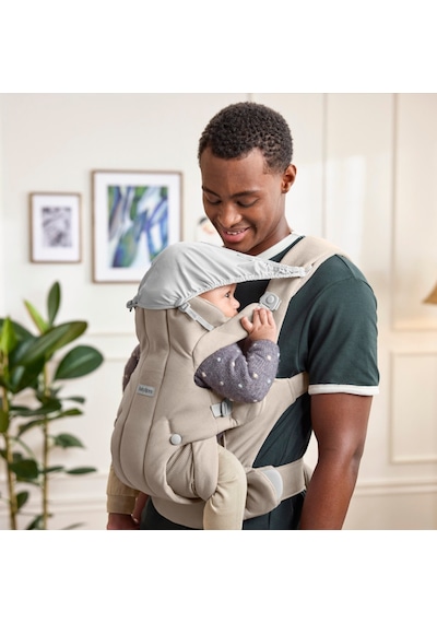 Babybjörn Kanguru Hold Woven Sand Grey