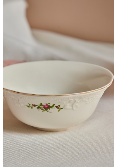 Karaca Vintage Rose Kase 14 Cm Çok Renkli