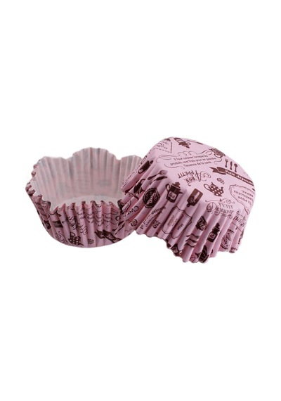 Cupcake Kalıbı Pet Kapsül Mutfak Desenli Dalgalı Kek Kalıbı 65X38