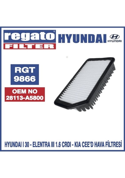 Regato Hyundai İ 30-elentra Iıı 1.6 Crdı Kia Cee'd Hava Filtresi