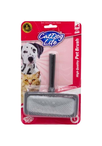 Cat Dog Life Kedi Ve Köpekler İçin Ahşap Telli Fırça L Boy