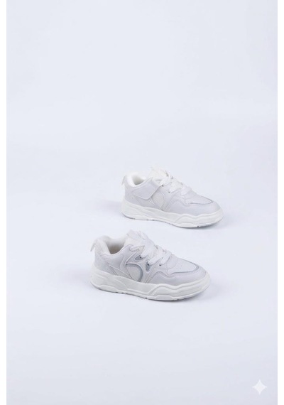 Fort Jacop Cool Anatomik Rahat Hafif Sneaker Kız Çocuk Ayakkabı Beyaz