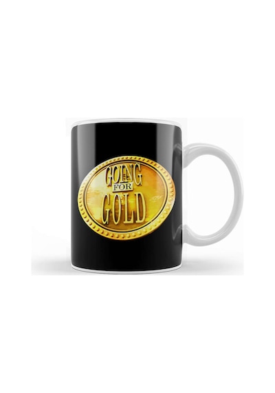 Retro Going For Gold Kupa Bardak Porselen Karışık