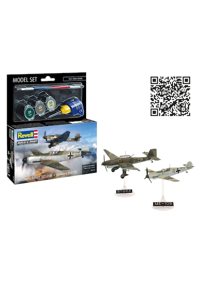 Revell Model Set Uçak Messerschmitt Bf109e Ju87b Stuka 63770