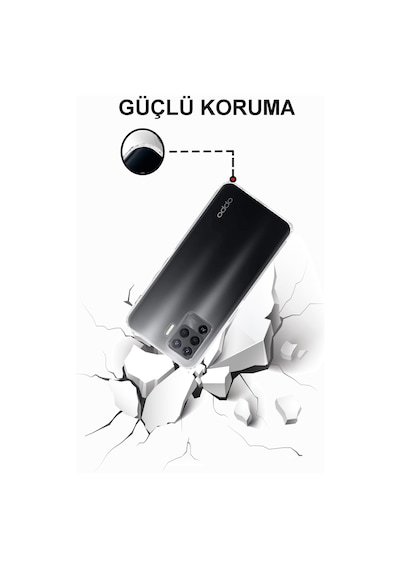 Oppo Reno 5 Lite Kılıf Kamera Korumalı Tıpalı Şeffaf Silikon Kapak Oppo Reno 5 Lite Kılıf Kamera Korumalı Tıpalı Şeffaf Silikon Kapak