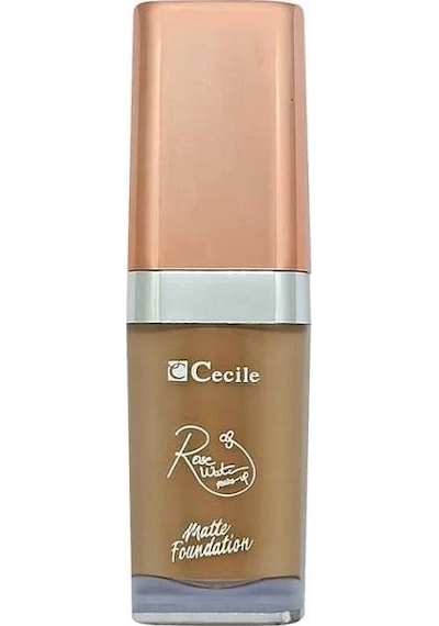 Cecile Rose Water Matte Foundation Mat Fondöten 01
