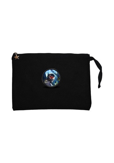Crysis City Warrior Siyah Clutch Astarlı Cüzdan / El Çantası Siyah