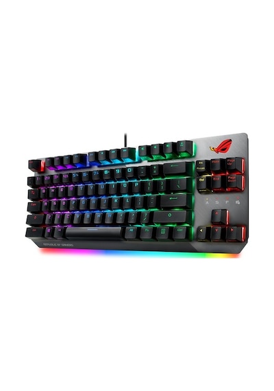 Asus ROG Strix Scope TKL X802 RGB Cherry MX Blue Switch Türkçe Mekanik Oyuncu Klavye