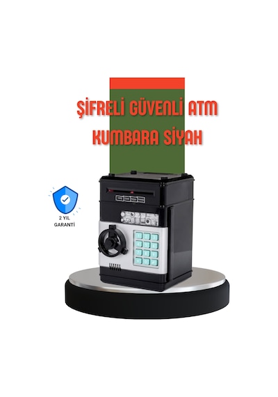 Şifreli Atm Kasa Görünümlü Para Biriktirme Kumbarası - Lisinya