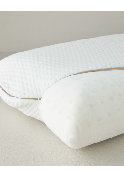 English Home Ergonomik Boyun Destekli Visco Yastık 60x40x16 Cm Beyaz