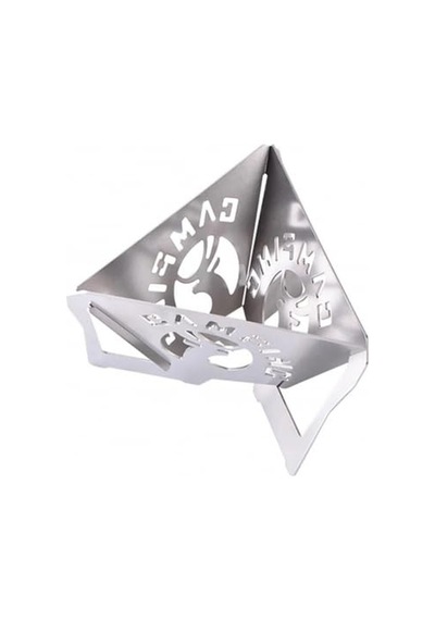 Kahve Filtre Tutucu Damlalık Coffe Dripper Katlanır Çantalı Açık Krem
