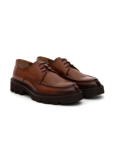 Cacharel Taba Eva Taban %100 Deri Smart Casual Ayakkabı