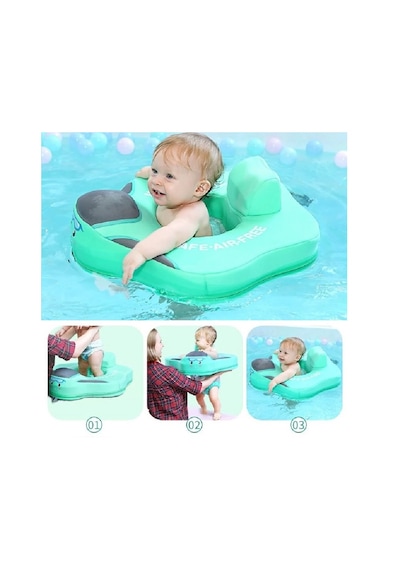 Mambobaby Bebek  Yüzme  Simidi Çok Renkli