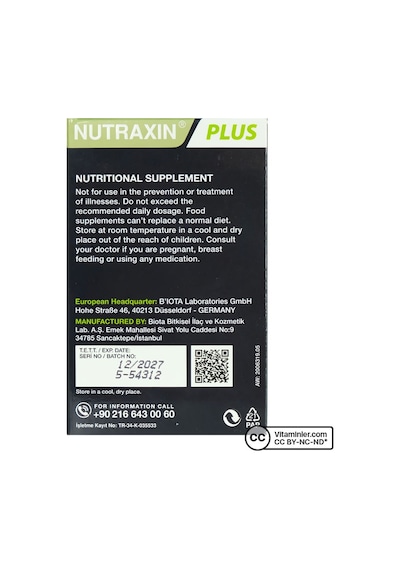 Nutraxin Koenzim Q10 30 Kapsül Aromasız