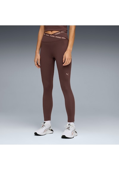 Puma Strong Cross Front Kadın Kahverengi Tayt 528498-13
