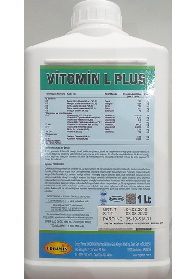 Vitomin L Plus 1 Lt