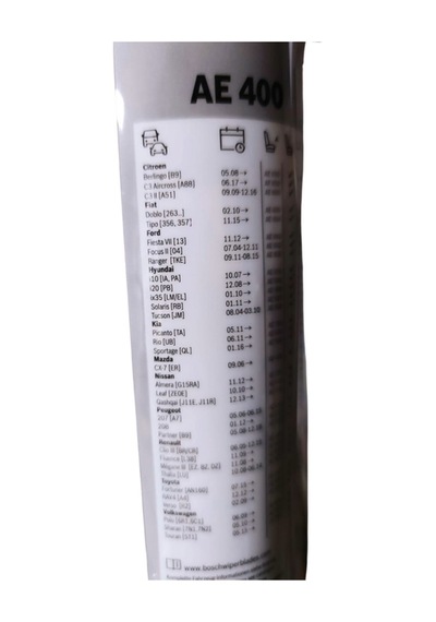 Aero Eco 400 Mm Aparatlı Muz Silecek Ae400 3397015576 Tekli Üstün Performans Ve Dayanıklılık