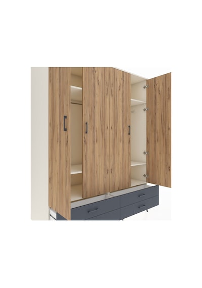 Kronos Gardrop 6 Raflı 4 Çekmeceli 2 Askılı 176x59x221 Aytaşı-çam/antrasit Çam/antrasit Kronos Gardrop 6 Raflı 4 Çekmeceli 2 Askılı 176x59x221 Aytaşı-çam/antrasit Çam/antrasit