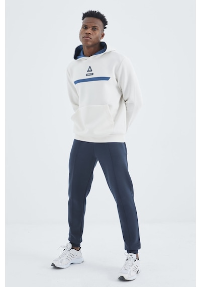Tommy Life İndigo Bağcıklı Ön Dikiş Detaylı Standart Kalıp Erkek Eşofman Alt - 84994 İndigo