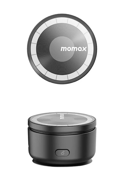 Momax 1-snap Go Otomatik Vakumlu Manyetik Telefon Standı Titanium Siyah