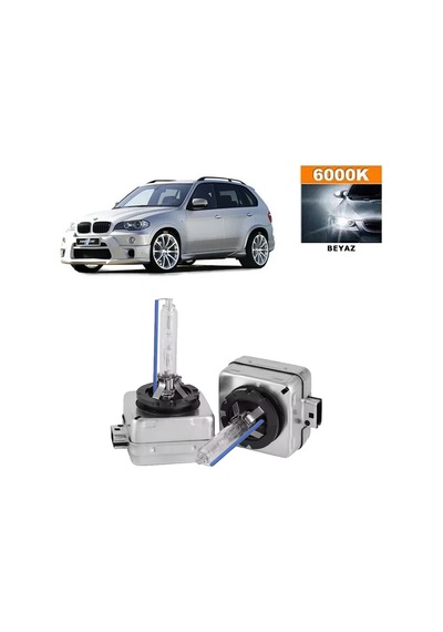 Bmw X5 Serisi E70 2007-2013 Xenon D1s / D1r 6000k Beyaz Hıd Xenon Ampul 2 Adet