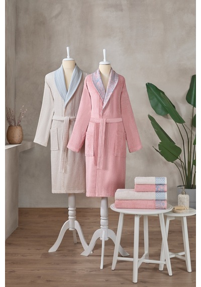 Candidum Bambu Aile Seti Mavi Pembe