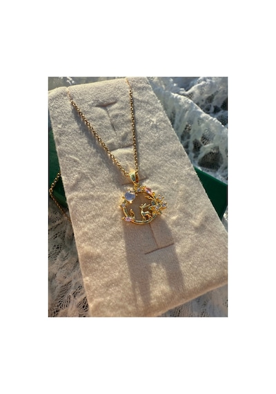 Regina Forest Moon Pendant Altın