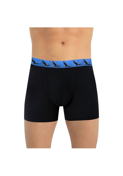 Just Inner Erkek Modal Boxer Meyve Desenli Konfor Odaklı Tasarım 135000 Siyah