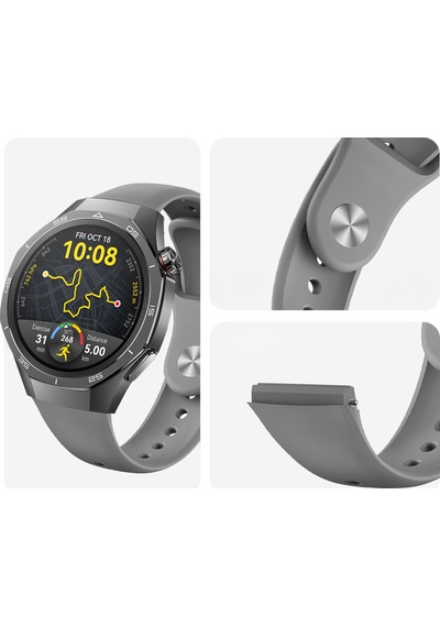 Huawei Watch Gt5 Pro İle Uyumlu Klasik Purelux Soft Silikon Kordon