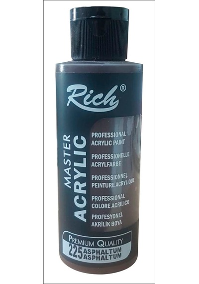 Rich Master Akrilik Boya 120 Cc. 225 Asphalthum Renk