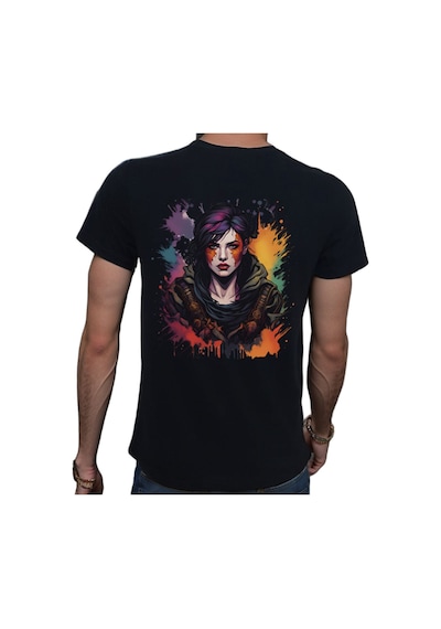 Warior T-shirt %100 Pamuklu Siyah Penye Basic Erkek Tişört Siyah
