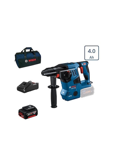 Bosch Gbh 18v-28 C Tek Akülü Kırıcı Delici 4 Amper Bez Çantalı