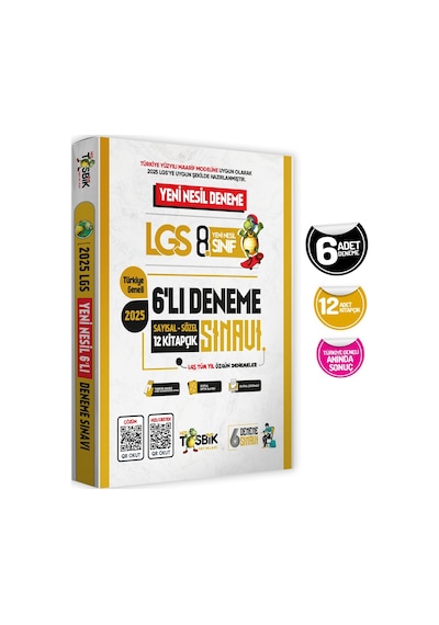 2026 8.Sınıf LGS - İOKBS Tıpkı Basım ve ÖZGÜN Yeni Nesil Deneme Seti 23lü (9+8+6) ALTIN PAKET TG