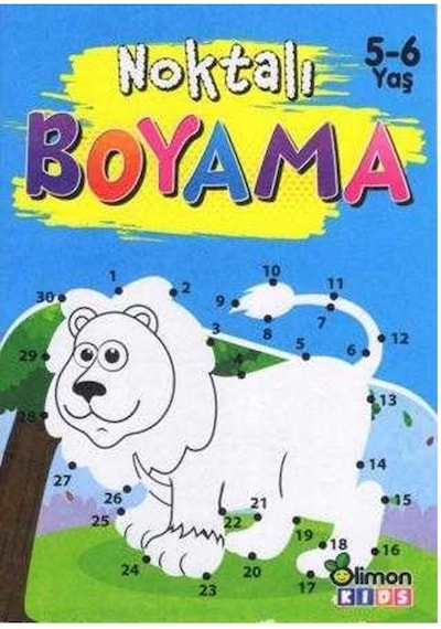5-6 Yaş Çocuklar İçin Noktalı Boyama