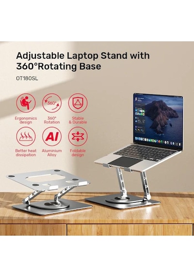 Unıtek 360 Derece Döner Metal Notebook Standı 10-16 Ot180sl01 -153342