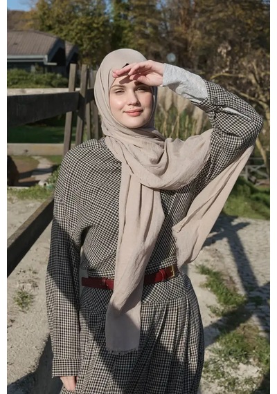 Modakaşmir Aminenesil Aya Şal Keten Renk Keten Yeşili