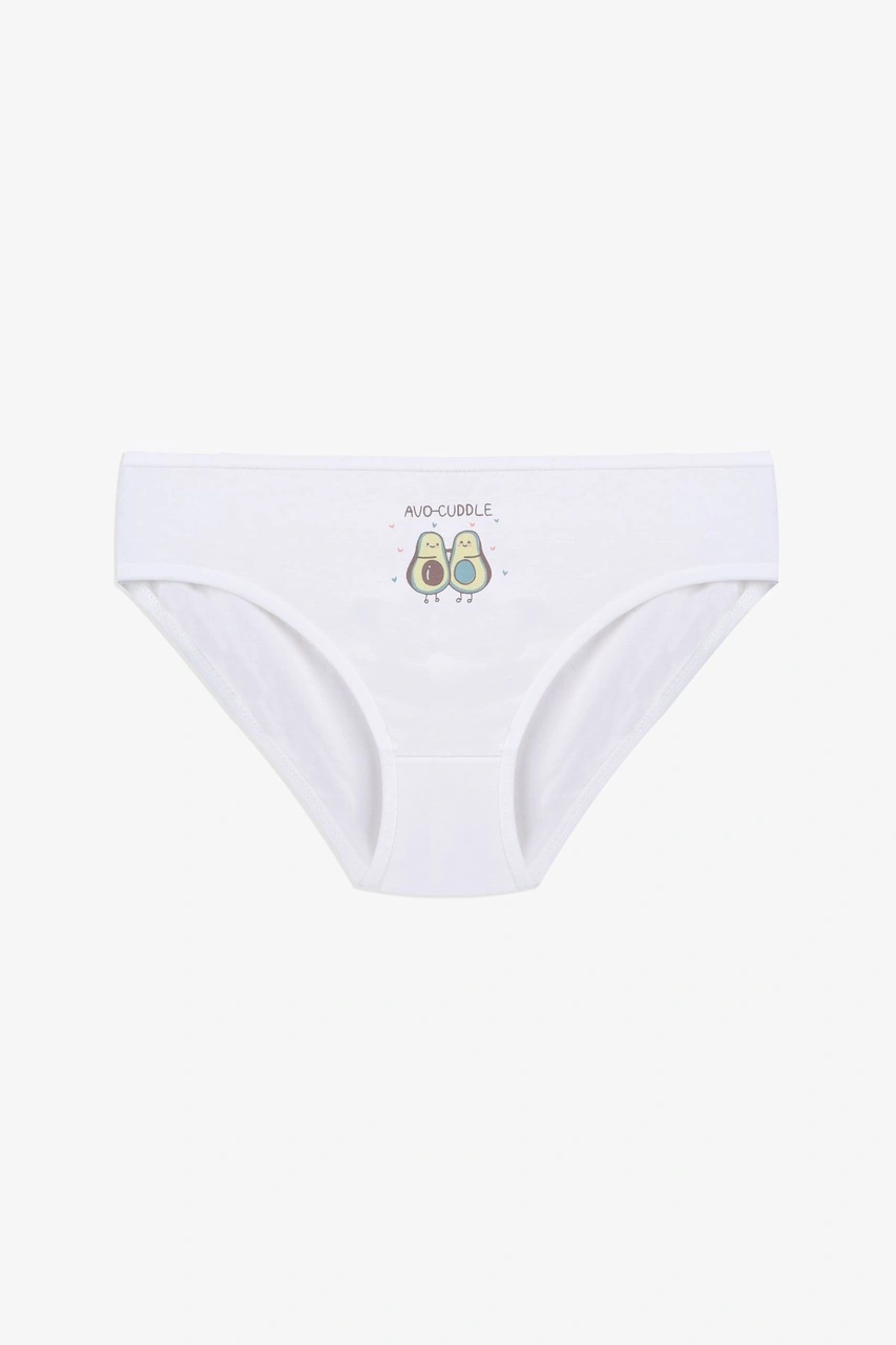 Koza İç Giyim Kız Çocuk 3'lü Penguen Desenli Slip 1050 Yeşil