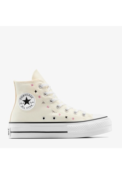 Converse Chuck Taylor All Star Lift Platform Celestial Kadın Krem Sneaker