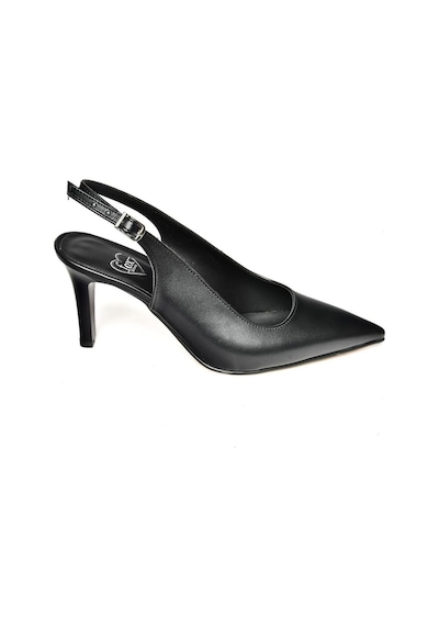 Fox Shoes S654071709 Siyah İnce Topuklu Kadın Ayakkabı Siyah