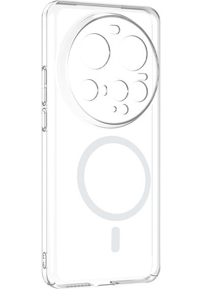 Xiaomi 15 Ultra Kamera Korumalı M-safe Şarj Özellikli Şeffaf Mkst London Silikon Kapak - Şeffaf Şeffaf