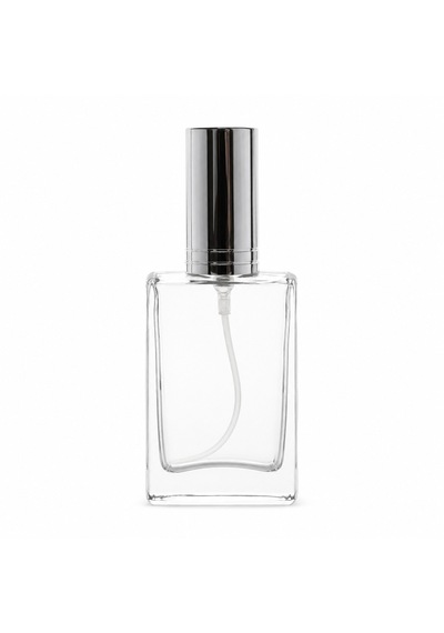 20 Adet Boş Cam Parfüm Şişe, 30 Ml, İxr Model, Şeffaf, Metal Valf Ve Kapaklı